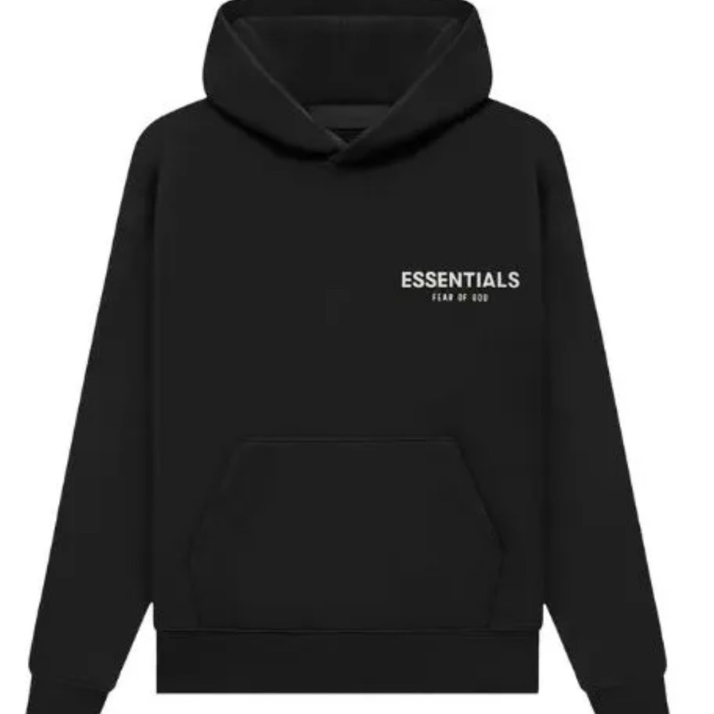 Fear of God Essentials Black Hoodie